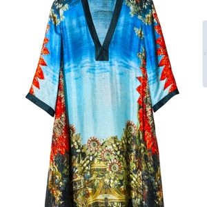 H&M Conscious Collection Patterned Silk Tunic